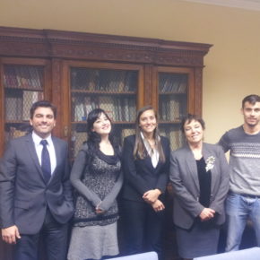 Reunión de coordinadores de la RCAI en la Embajada Argentina con Alit Fasce, de B.AR Europe (Bioeconomy Argentinian Program for Europe)
