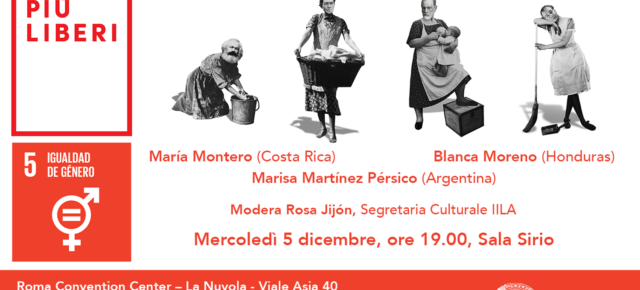 17. Edición de la Feria Nacional “Più libri più liberi”: Literatura, periodismo y proyectos editoriales en femenino en América Latina