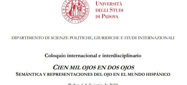 Coloquio internacional e interdisciplinario CIEN MIL OJOS EN DOS OJOS