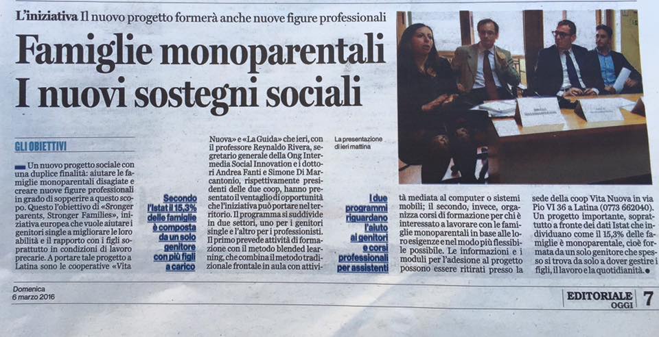 160305 Latina Oggi giornale