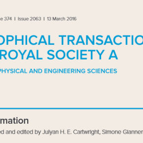 Numero especial de Philosophical Transactions: «DNA as information» editado por Julyan H.E. Cartwright, Simone Giannerini y Diego L. González Numero especial de Philosophical Transactions: «DNA as information» editado por Julyan H.E. Cartwright, Simone Giannerini y Diego L. González