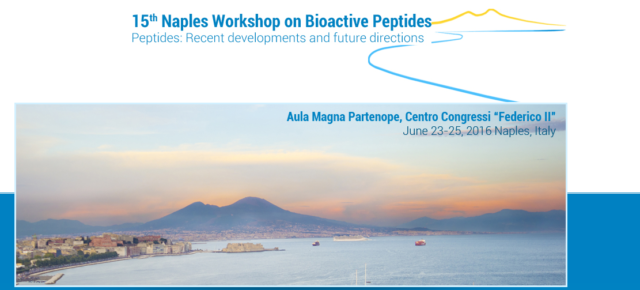 La doctora Mariana Gallo participó al «15th International Workshop on Bioactive Peptides» en Nápoles