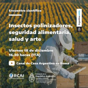 INSECTOS POLINIZADORES, SEGURIDAD ALIMENTARIA, SALUD Y ARTE