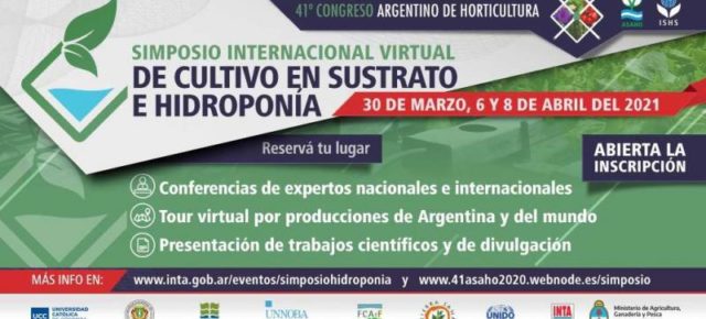 Simposio Internacional Virtual de Cultivo en sustrato e hidroponía