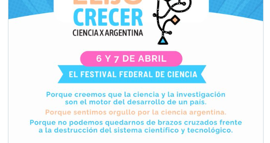 La RCAI se suma al Primer Festival Federal de Ciencia de Argentina ELIJO CRECER