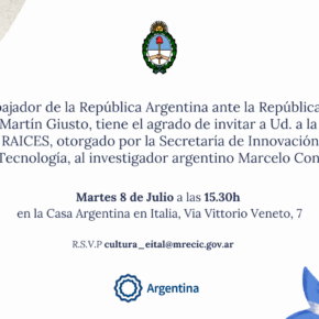 Entrega del Premio RAICES 2024 a Marcelo Enrique Conti en la Casa Argentina Entrega del Premio RAICES 2024 a Marcelo Enrique Conti en la Casa Argentina